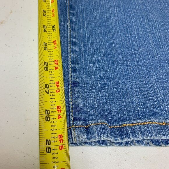 Levis 550 Jeans Womens 20 Short Blue Relaxed Bootcut Denim Western Stretch 36x29 - Picture 15 of 16